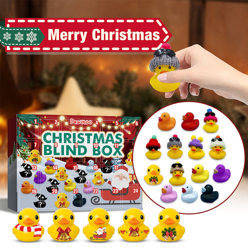 unitmotor™-Advent Calendar 2022 - 24 Rubber Ducks for Kids