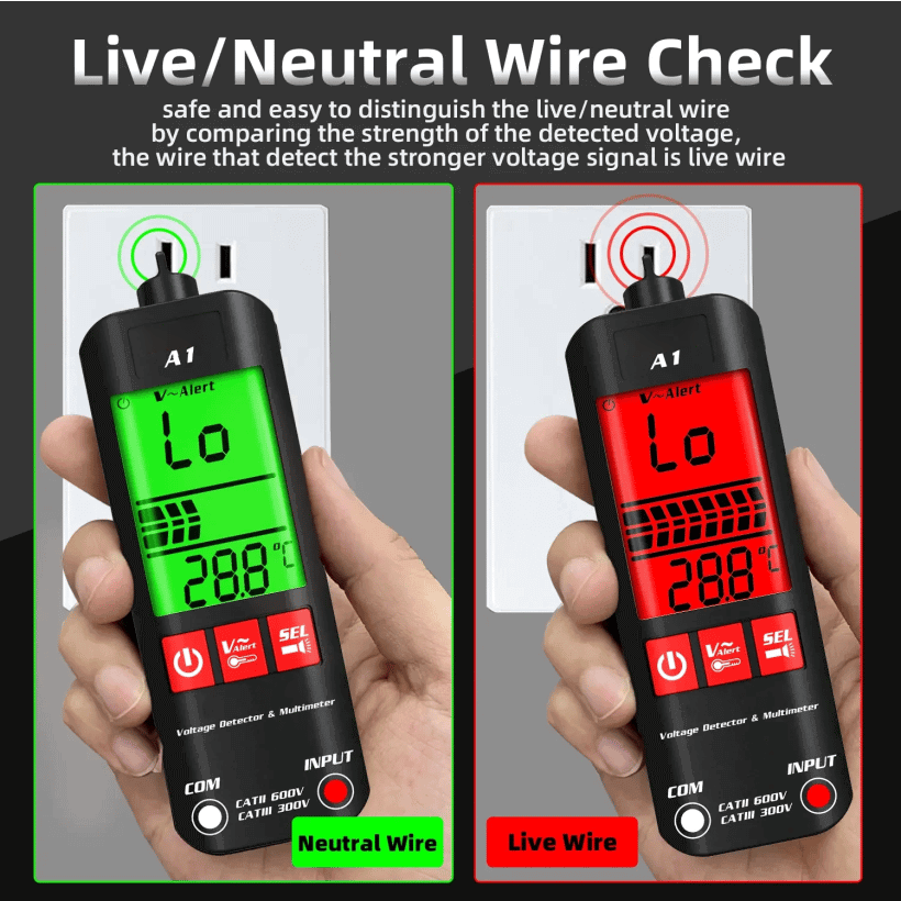 A1 Fully Automatic Anti-Burn Intelligent Digital Multimeter-unitmotor™