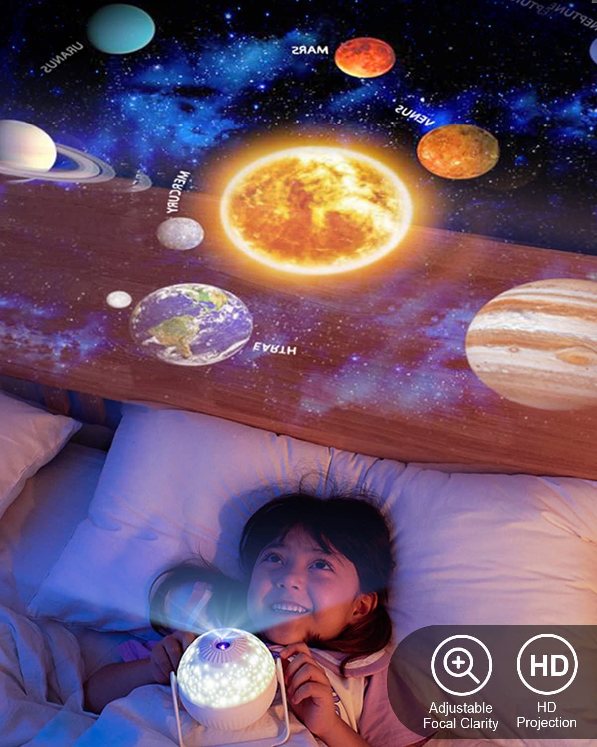 🌙7 In 1 Star Galaxy Projector🌌-unitmotor™