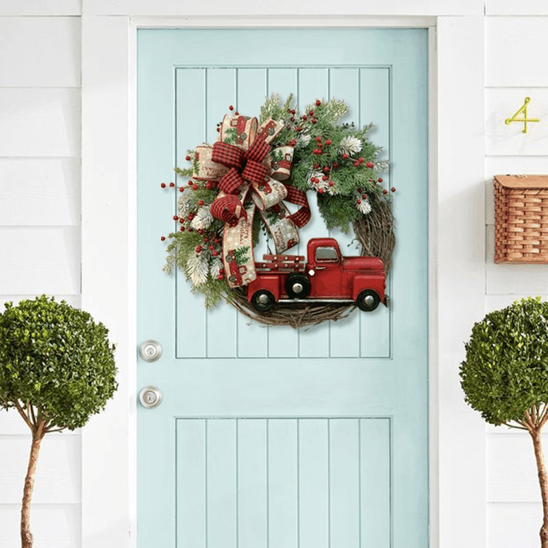 💥50% Off💥Red Truck Christmas Wreath-unitmotor™