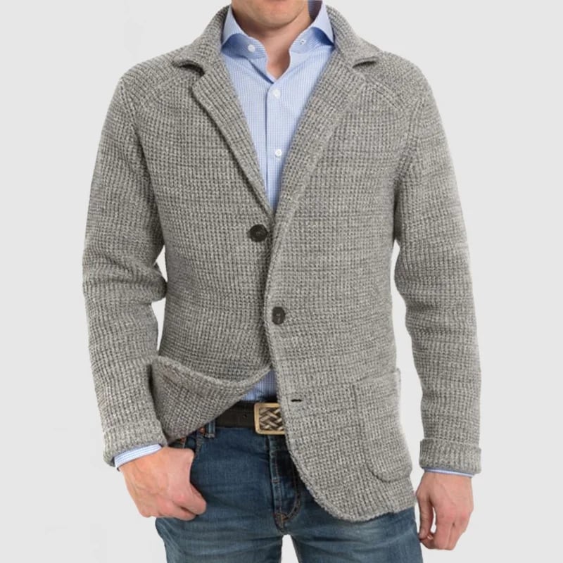 Men's Elegant Lapel Pocket Long Sleeve Jacket-unitmotor™