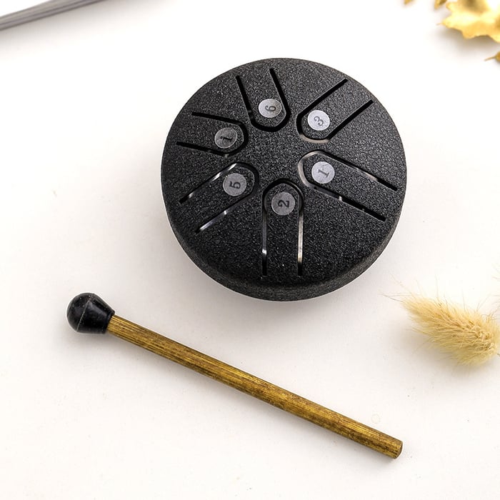 🎁 Early Christmas Sale - 49% OFF 🎵 Buddha Stones Mini Steel Tongue Drum Kit (3 Inch)-unitmotor™