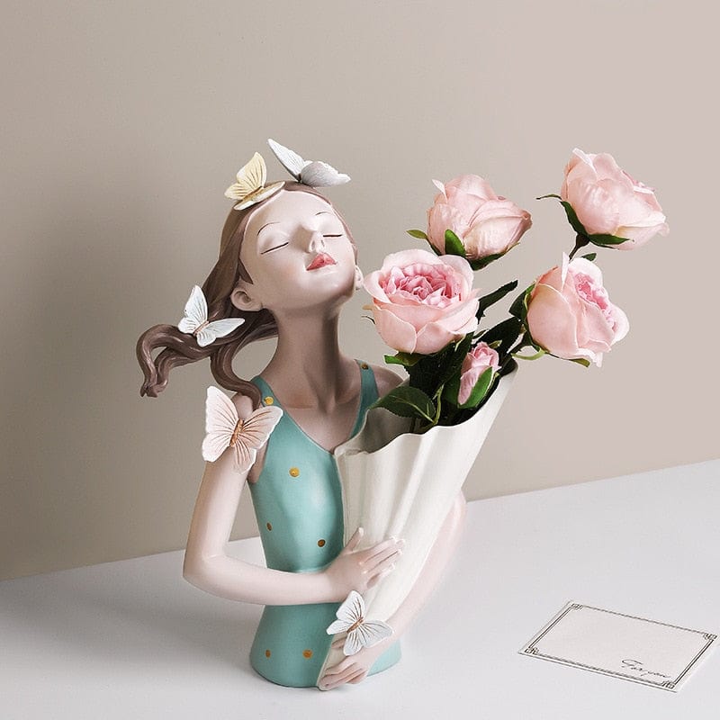 unitmotor™-Ceramic Vase "Butterfly Girl"