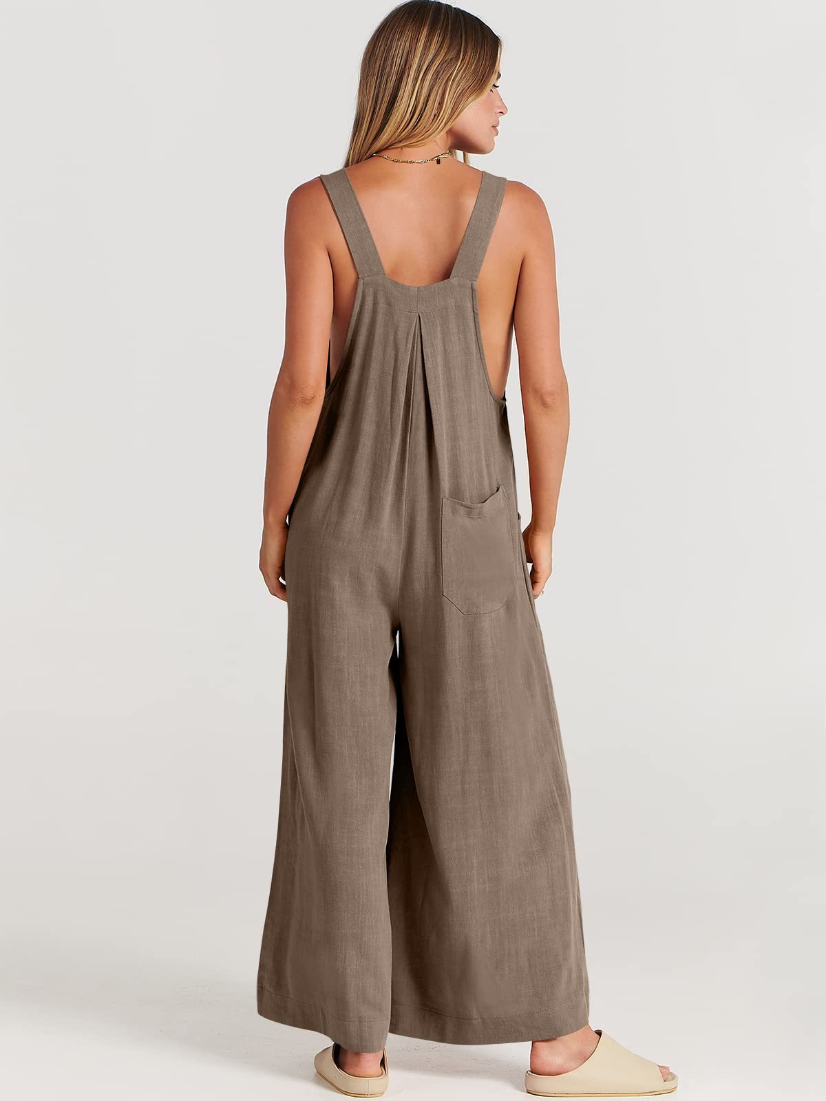 Plus Size Wide Leg Overalls Jumpsuit (Buy 2 Free Shipping)-unitmotor™