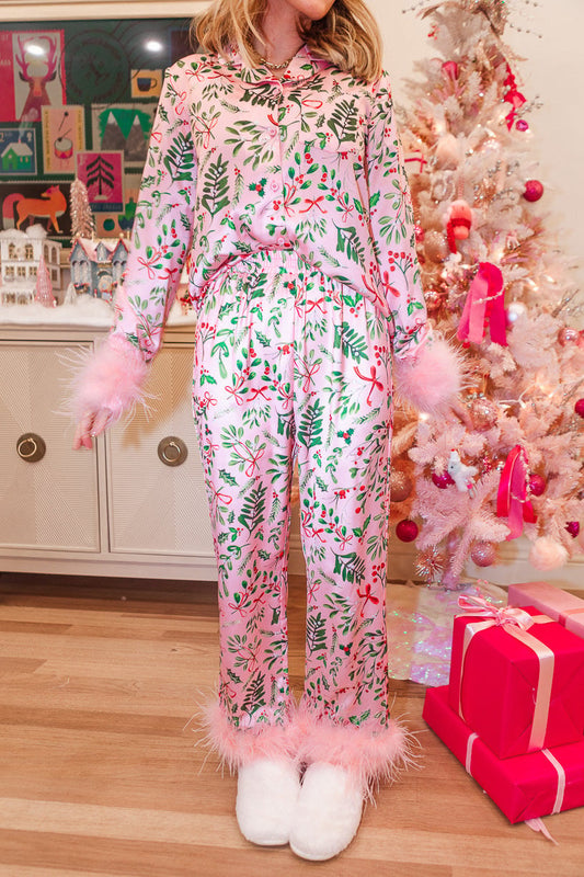 PINK CHRISTMA SHEIDI CUTE PAJAMAS-unitmotor™