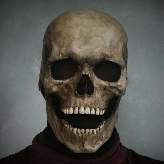 Full Head Skull Mask (helmet with movable jaw)-unitmotor™