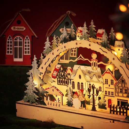 Glowing LED Christmas Village-unitmotor™