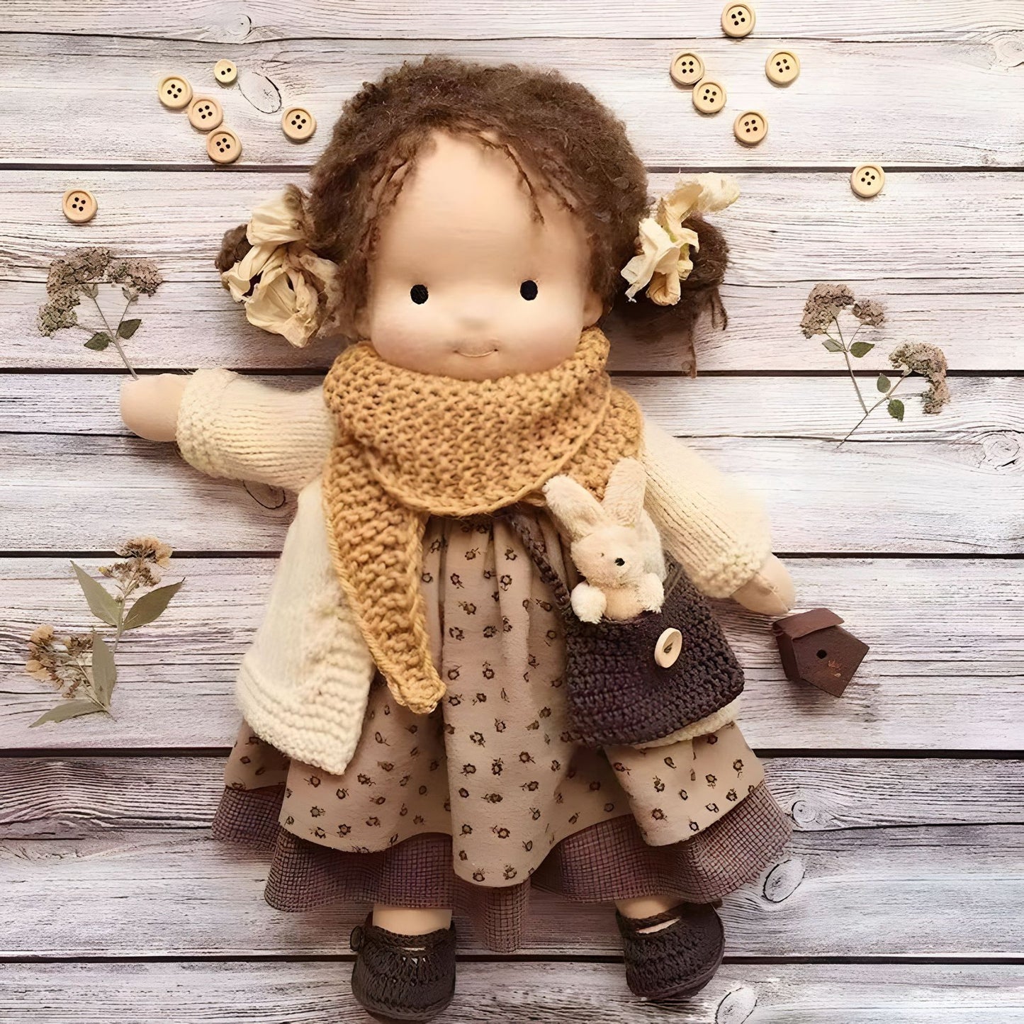 ALL🎁🎁The Best Gift for Kids-Handmade Waldorf Doll👧(Buy2 Free Shipping)-unitmotor™