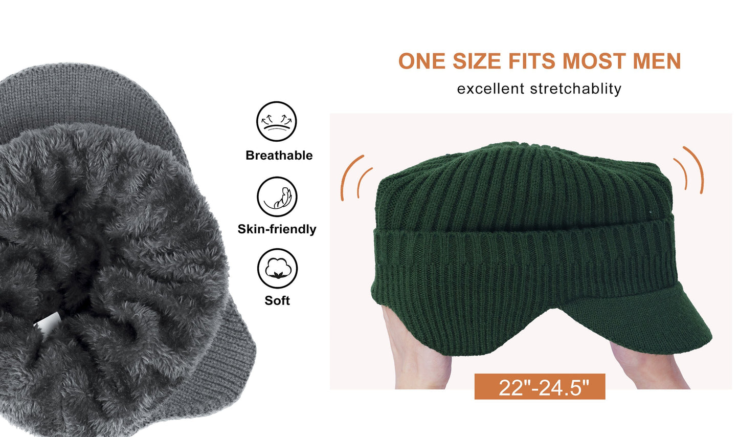 🔥HOT SALE🔥 Elastic Warm Ear Protection Knitted Hat☃️-unitmotor™