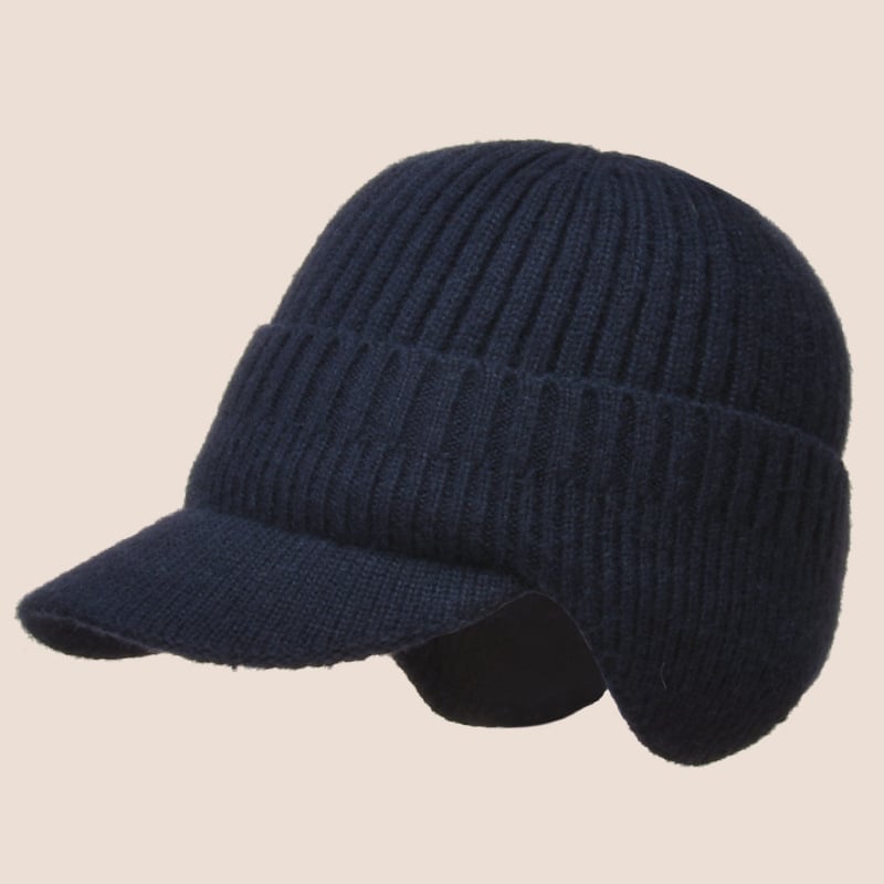 🔥HOT SALE🔥 Elastic Warm Ear Protection Knitted Hat☃️-unitmotor™