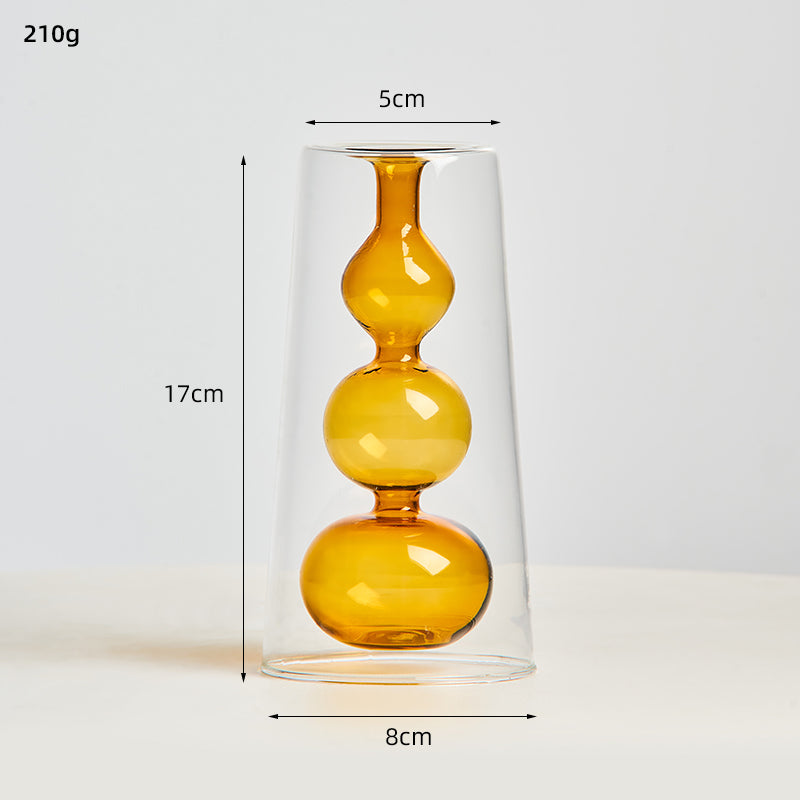 transparent glass vase-unitmotor™