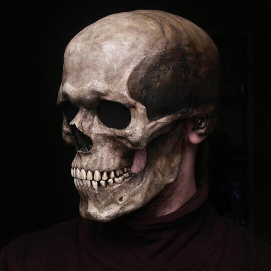 Full Head Skull Mask (helmet with movable jaw)-unitmotor™