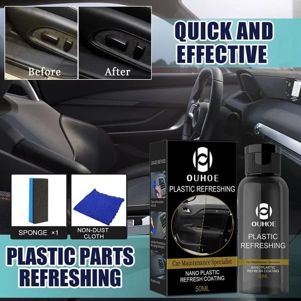 Plastic Revitalizing Coating Agent(🔥Buy 1 Get 1 Free)-unitmotor™