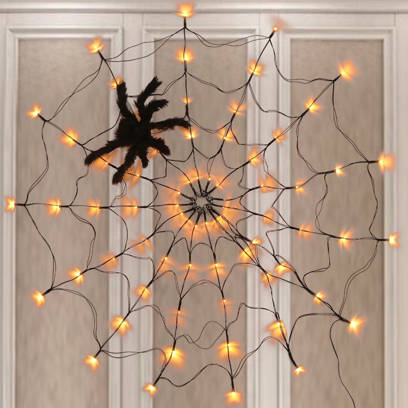 unitmotor™-Creative 3D spider light illumination LED,remote control multi-color spider web