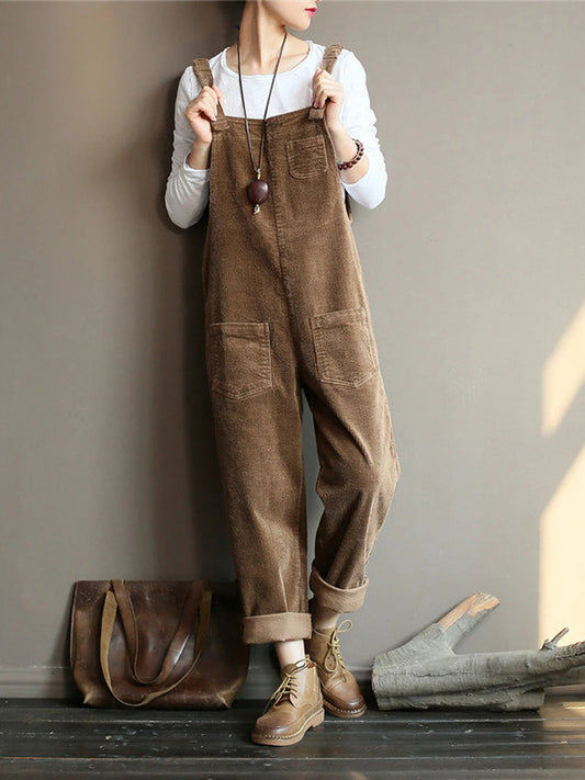 NEW | Wide Leg Corduroy Overalls-unitmotor™