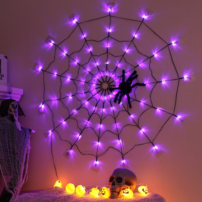 unitmotor™-Creative 3D spider light illumination LED,remote control multi-color spider web