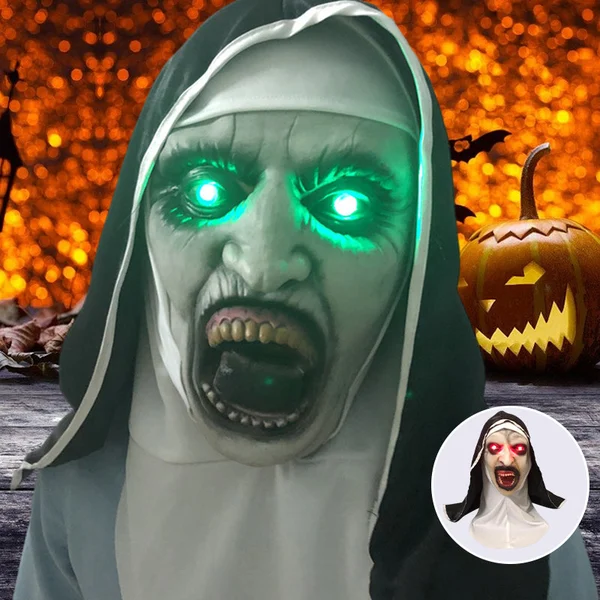 👻49%OFF🎃Urdreamlife — Halloween Nun Scary Mask-unitmotor™