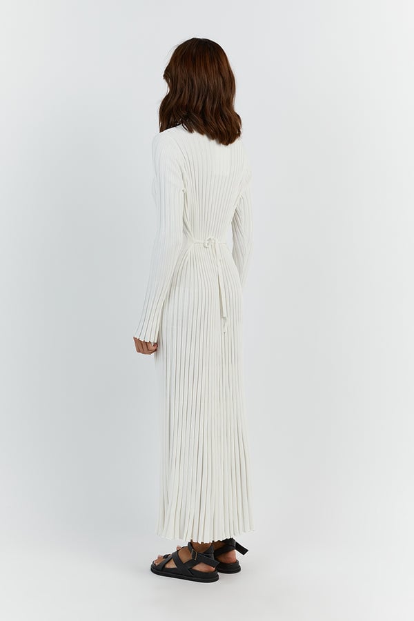 Long Sleeved Knit Midi Dress-unitmotor™