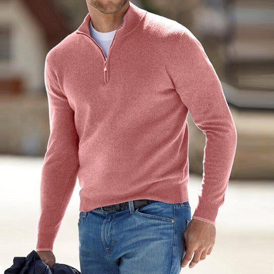 unitmotor™-Men's Cashmere Zipper Basic Sweater