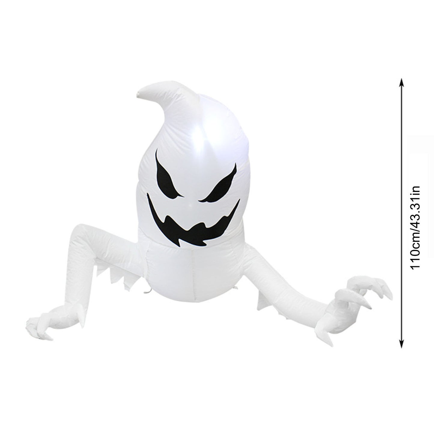 unitmotor™-Halloween Inflatable Ghost Inflatables Outdoor Ghost With Led Blow Up Decorations With Built-in Led For Outdoor Indoor Party