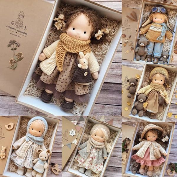 ALL🎁🎁The Best Gift for Kids-Handmade Waldorf Doll👧(Buy2 Free Shipping)-unitmotor™