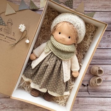 ALL🎁🎁The Best Gift for Kids-Handmade Waldorf Doll👧(Buy2 Free Shipping)-unitmotor™