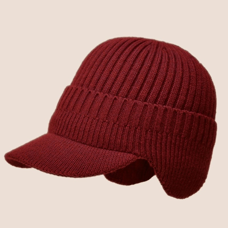 🔥HOT SALE🔥 Elastic Warm Ear Protection Knitted Hat☃️-unitmotor™