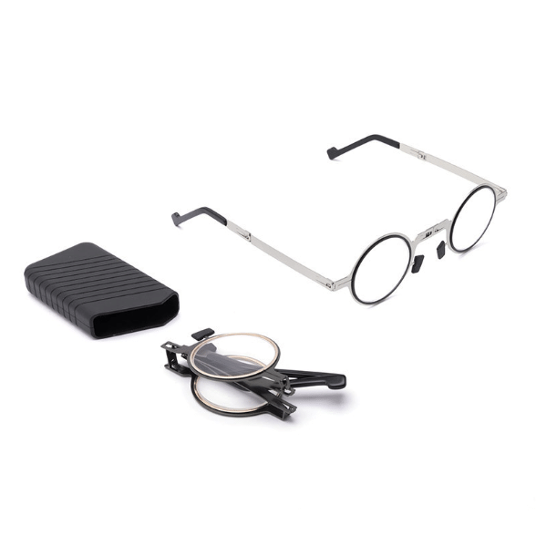 🔥2023 Hot Sell 🔥Ultra Light Titanium Material Screwless Foldable Reading Glasses-unitmotor™