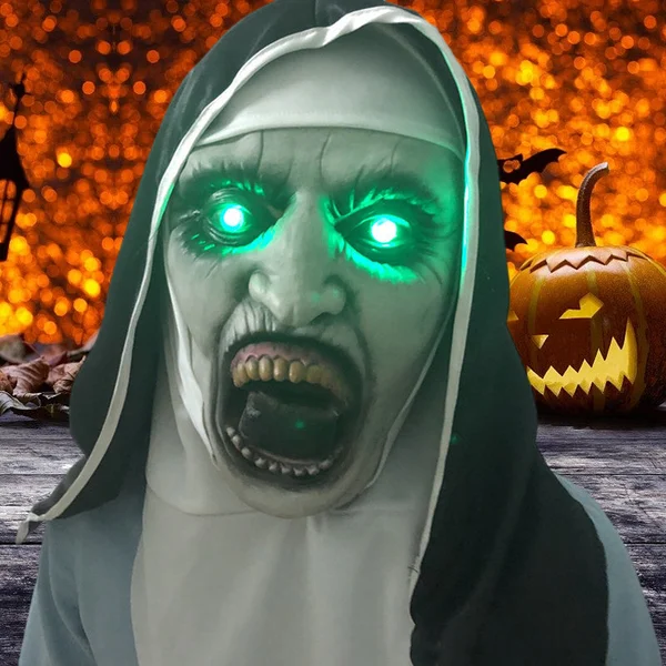 👻49%OFF🎃Urdreamlife — Halloween Nun Scary Mask-unitmotor™