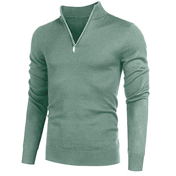 unitmotor™-Men\'s Cashmere Zipper Basic Sweater