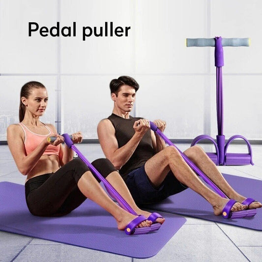 49% OFF🔥32 Fitness Resistance Bands-4 Tube Pedal Ankle Puller-unitmotor™