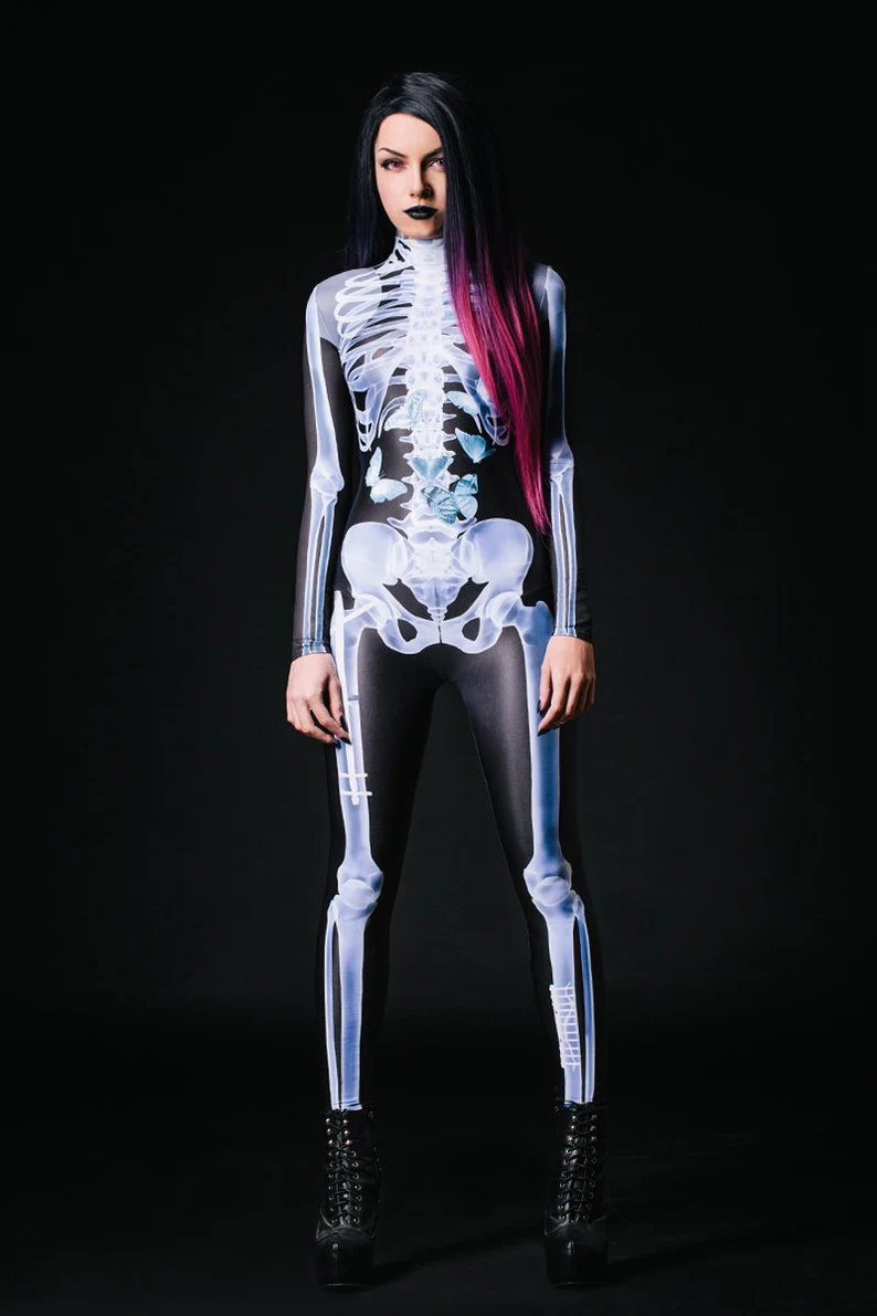 🎃Halloween Sale -SexySkull Bodysuit-unitmotor™