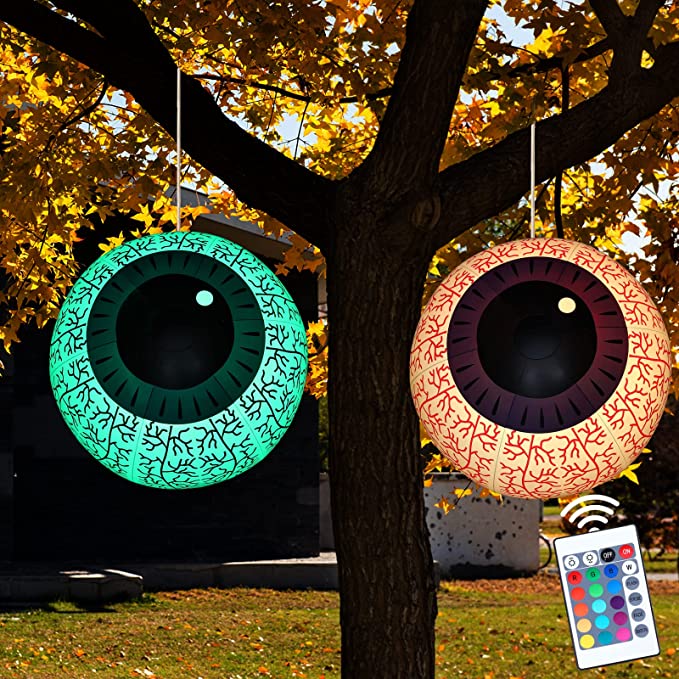 🎃 Halloween Inflatable Color Changing LED Ghost Eyeball🎃-unitmotor™