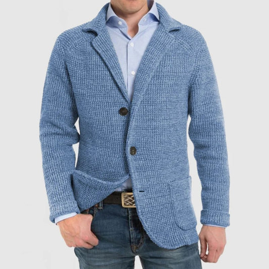 Men's Elegant Lapel Pocket Long Sleeve Jacket-unitmotor™