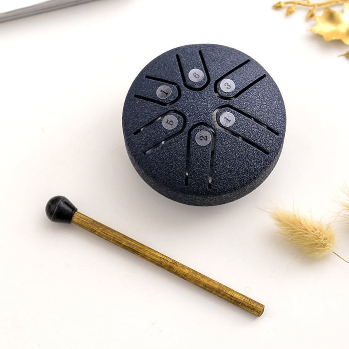 🎁 Early Christmas Sale - 49% OFF 🎵 Buddha Stones Mini Steel Tongue Drum Kit (3 Inch)-unitmotor™