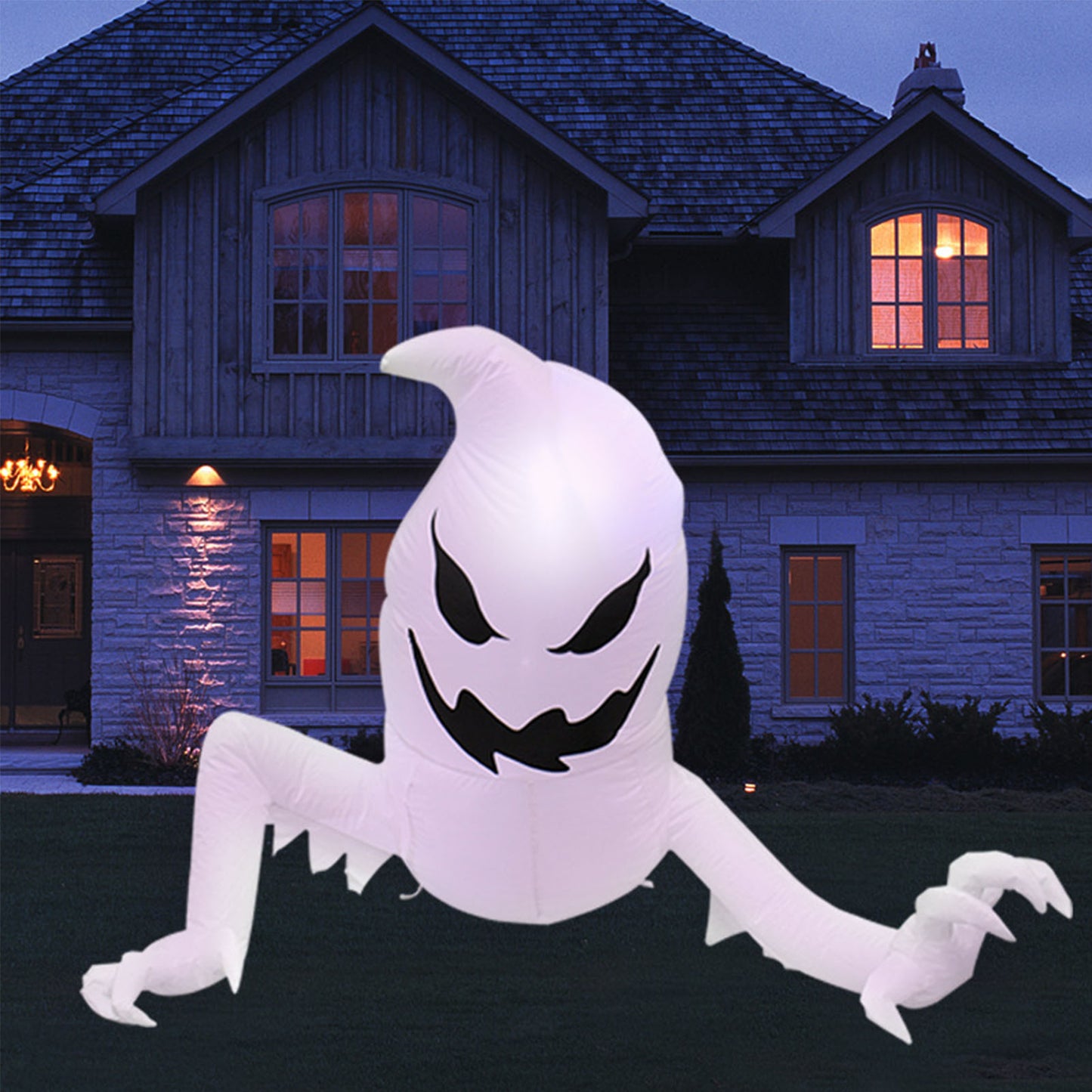 unitmotor™-Halloween Inflatable Ghost Inflatables Outdoor Ghost With Led Blow Up Decorations With Built-in Led For Outdoor Indoor Party