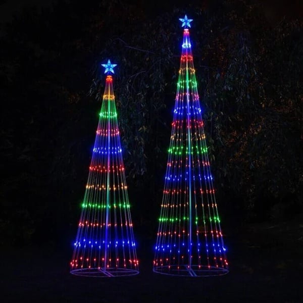 🌈Early Christmas Discounts🎄Multi-color LED animated outdoor Christmas ...