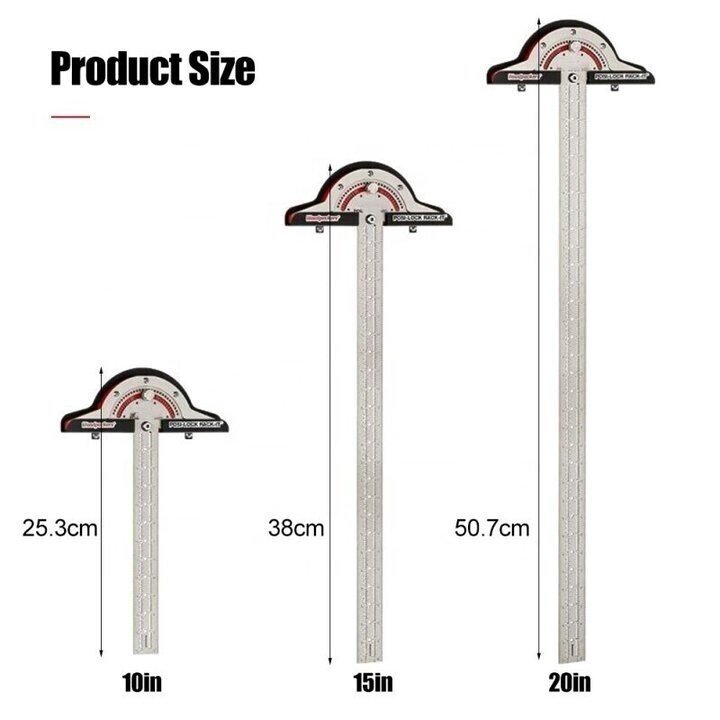 🔧Ultra Precision Marking Ruler Square T Type Woodworking Scriber Measuring Tool-unitmotor™