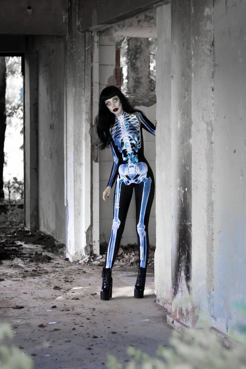 🎃Halloween Sale -SexySkull Bodysuit-unitmotor™