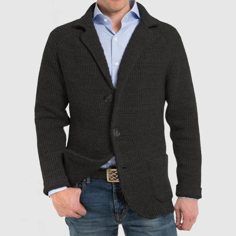 Men's Elegant Lapel Pocket Long Sleeve Jacket-unitmotor™