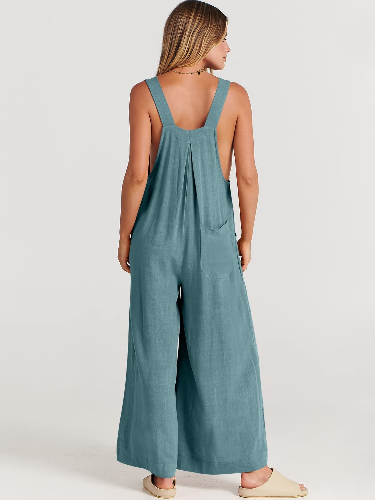 Plus Size Wide Leg Overalls Jumpsuit (Buy 2 Free Shipping)-unitmotor™