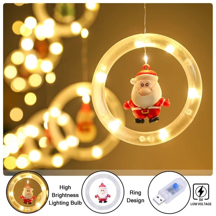 🎅Early Christmas Sale-49% OFF - Christmas Decor Ring Lights-unitmotor™