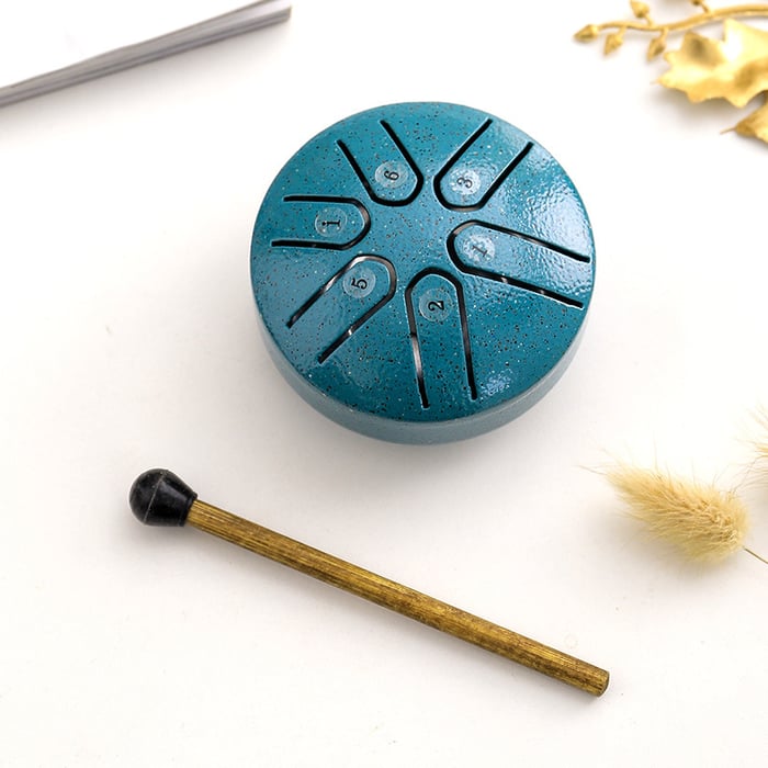 🎁 Early Christmas Sale - 49% OFF 🎵 Buddha Stones Mini Steel Tongue Drum Kit (3 Inch)-unitmotor™