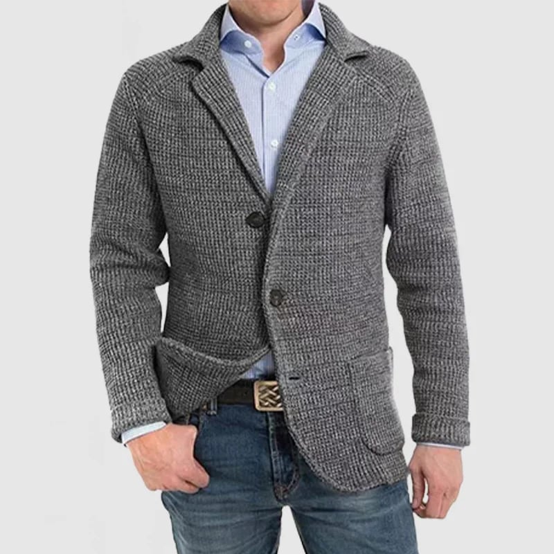 Men's Elegant Lapel Pocket Long Sleeve Jacket-unitmotor™