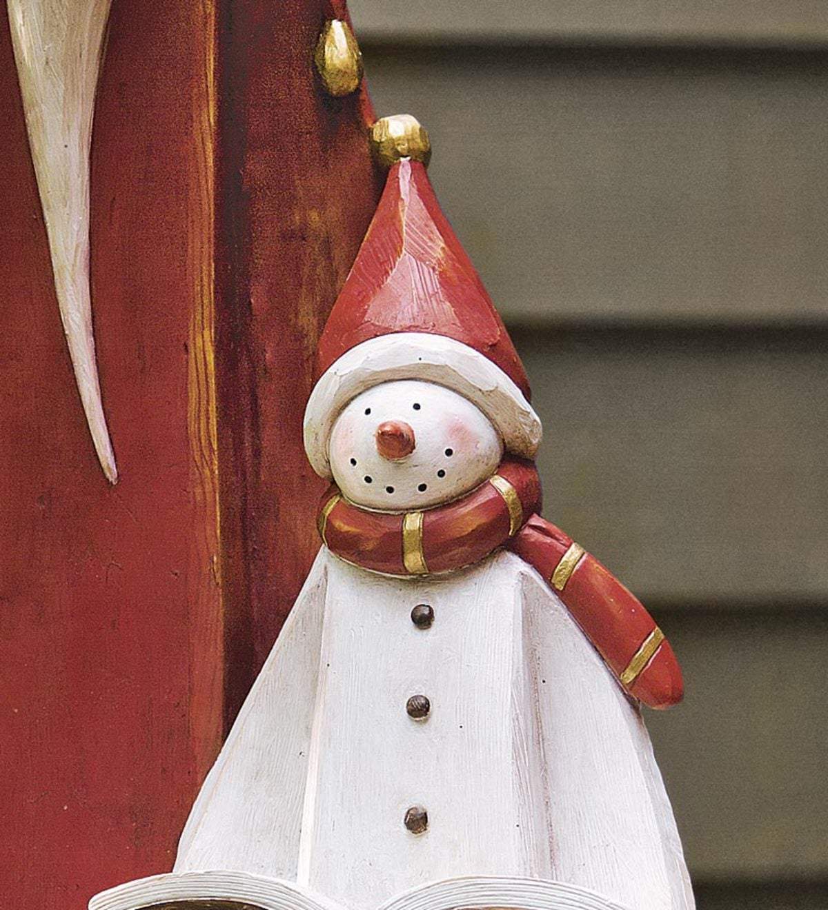 Santa And Snowman Sculpture-unitmotor™