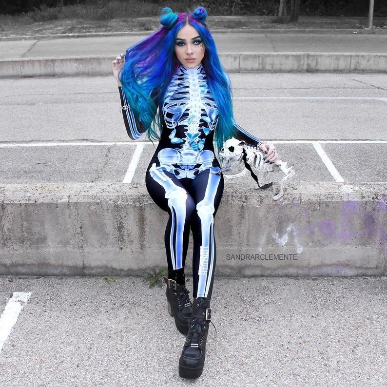 🎃Halloween Sale -SexySkull Bodysuit-unitmotor™