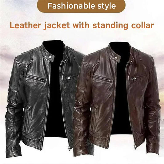 unitmotor™-Men's Leather Jacket