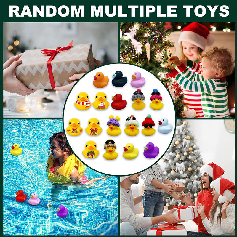 unitmotor™-Advent Calendar 2022 - 24 Rubber Ducks for Kids