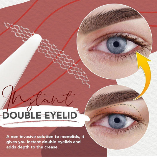 Last Day 70%OFF-GLUE-FREE INVISIBLE DOUBLE EYELID STICKER-unitmotor™