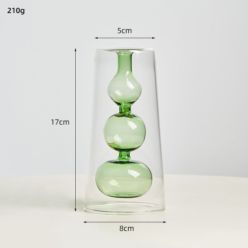 transparent glass vase-unitmotor™